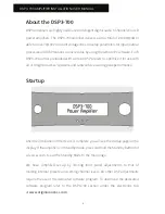 Preview for 8 page of Origin Acoustics DSP3-700 Installation Manual