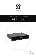 Предварительный просмотр 1 страницы Origin Acoustics FOUNDATION COLLECTION DSP3-100 Installation Manual