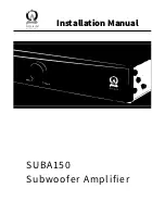 Предварительный просмотр 1 страницы Origin Acoustics SUBA150 Installation Manual