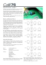 Preview for 3 page of Origin Effects Cali76 Instructions