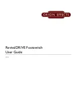 Preview for 1 page of Origin Effects RevivalDRIVE Footswitch User Manual
