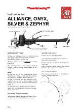 Preview for 1 page of Origin live ALLIANCE Instructions Manual