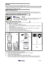 Preview for 6 page of Origin 150BV HEPA Owner'S Operating Manual