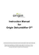 Preview for 1 page of Origin O60 Instruction Manual