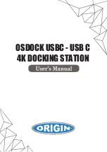 Origin OSDOCK USBC User Manual preview