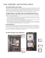 Предварительный просмотр 14 страницы Original Saw Company 3553 Operation & Maintenance Manual