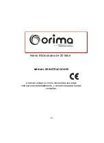 Предварительный просмотр 45 страницы Orima OR 820 X Instruction Manual