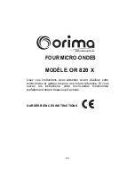 Предварительный просмотр 66 страницы Orima OR 820 X Instruction Manual