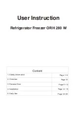 Preview for 23 page of Orima ORH-280-W Instruction Manual