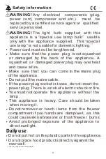 Preview for 27 page of Orima ORH-280-W Instruction Manual