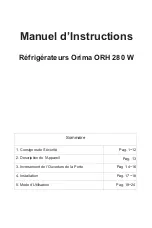 Preview for 72 page of Orima ORH-280-W Instruction Manual