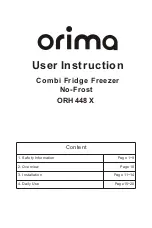 Preview for 27 page of Orima ORH-448-X Instruction Manual