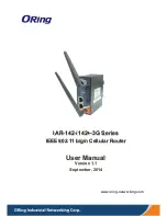 Preview for 1 page of ORiNG IAR-142 Series User Manual