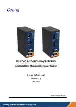 ORiNG IES-2060 Series User Manual предпросмотр