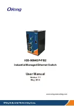 Preview for 1 page of ORiNG IGS-9084GP-FB2-MM User Manual