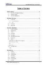 Preview for 3 page of ORiNG IGS-9084GP-FB2-MM User Manual