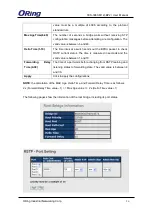 Предварительный просмотр 27 страницы ORiNG TES-3080-M12 Series User Manual