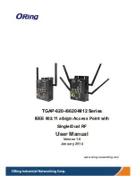 Предварительный просмотр 1 страницы ORiNG TGAP-620-M12 Series User Manual