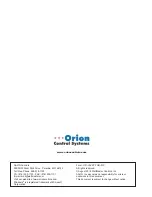 Preview for 2 page of Orion Control Systems OE326-23I-OR Package Technical Manual