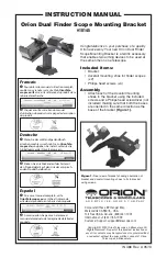 Preview for 1 page of ORION TELESCOPES & BINOCULARS 10145 Instruction Manual