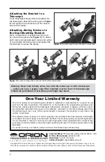 Preview for 2 page of ORION TELESCOPES & BINOCULARS 10145 Instruction Manual