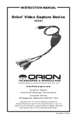 Preview for 1 page of ORION TELESCOPES & BINOCULARS 52181 Instruction Manual