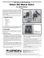 ORION TELESCOPES & BINOCULARS EQ-1CM Instruction Manual preview