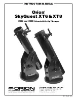 ORION TELESCOPES & BINOCULARS SkyQuest XT6 9806 Instruction Manual preview