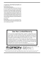 Preview for 2 page of ORION TELESCOPES & BINOCULARS Tele-Extender 5125 Instruction Manual