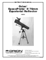 Orion 10274 Instruction Manual preview