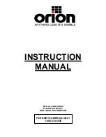 Preview for 2 page of Orion 2006-8899999 Instruction Manual