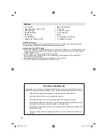 Preview for 2 page of Orion 26MT6000 Operating Instructions Manual