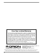 Preview for 14 page of Orion 51452 Instruction Manual