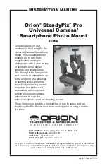 Preview for 1 page of Orion 5306 Instruction Manual