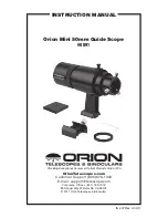 Preview for 1 page of Orion 8891 Manual