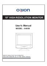 Orion 9A956 User Manual preview