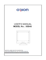 Orion 9S946 User Manual preview