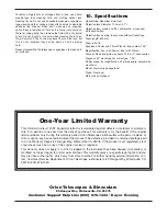 Preview for 16 page of Orion AstroView 120ST EQ Instruction Manual