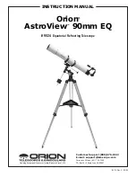 Preview for 1 page of Orion AstroView Instruction Manual