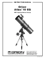 Preview for 1 page of Orion ATLAS 10 EQ Manual