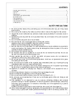 Предварительный просмотр 3 страницы Orion CF-320B Instruction Manual