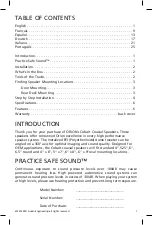 Preview for 3 page of Orion COBALT CO603 Owner'S Manual