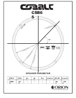 Preview for 3 page of Orion CSB65 Owner'S Manual