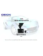 Preview for 1 page of Orion DVR-DC600HD Instruction Manual