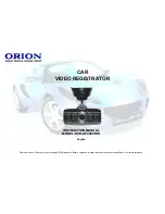 Orion DVR-GP4000FHD Instruction Manualc preview