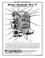 Preview for 1 page of Orion Dynamo Pro 17 Instruction Manual