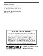 Предварительный просмотр 8 страницы Orion EQ-13 Instruction Manual