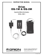 Orion EQ-1M User Manual preview