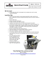 Preview for 4 page of Orion Flex Quick Start Manual