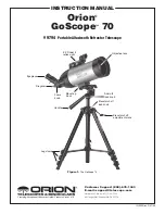 Preview for 1 page of Orion GOSCOPE 70 Manual